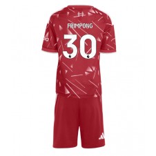 Liverpool Jeremie Frimpong #30 Hemmaställ Barn 2026-27 Korta ärmar (+ Korta byxor)